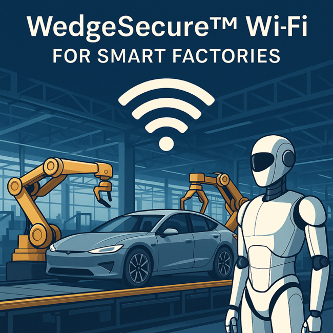 Wedge secure edge wifi smart factories